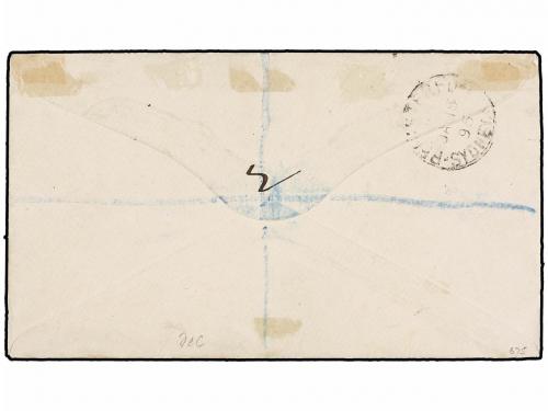 ✉ TONGA. 1894. TONGA to SYDNEY. Registered cover bearing a s