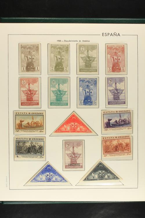 LOTES y COLECCIONES. ESPAÑA. Colección de 1930 al 2000 en nu