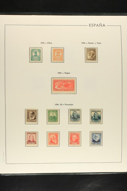 LOTES y COLECCIONES. ESPAÑA. Colección de 1930 al 2000 en nu