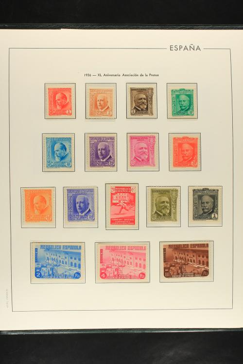 LOTES y COLECCIONES. ESPAÑA. Colección de 1930 al 2000 en nu