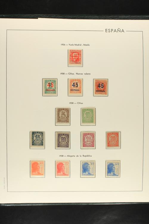 LOTES y COLECCIONES. ESPAÑA. Colección de 1930 al 2000 en nu