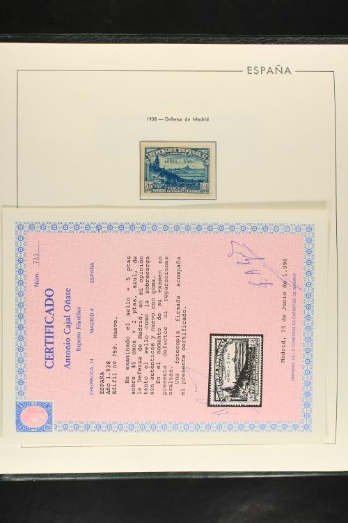 LOTES y COLECCIONES. ESPAÑA. Colección de 1930 al 2000 en nu