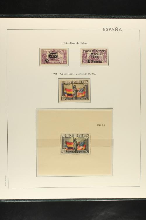 LOTES y COLECCIONES. ESPAÑA. Colección de 1930 al 2000 en nu