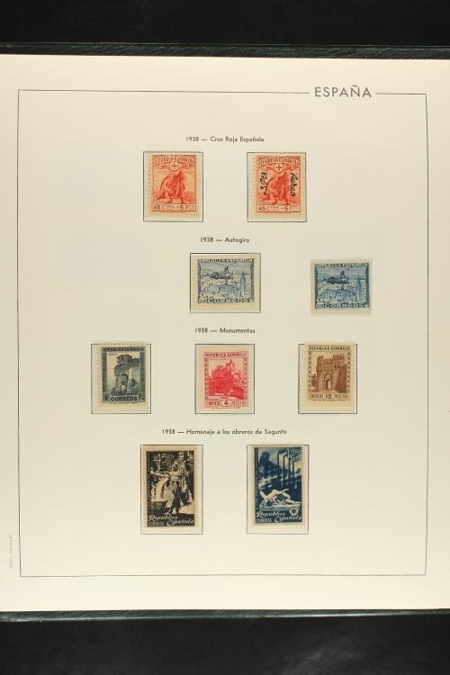 LOTES y COLECCIONES. ESPAÑA. Colección de 1930 al 2000 en nu