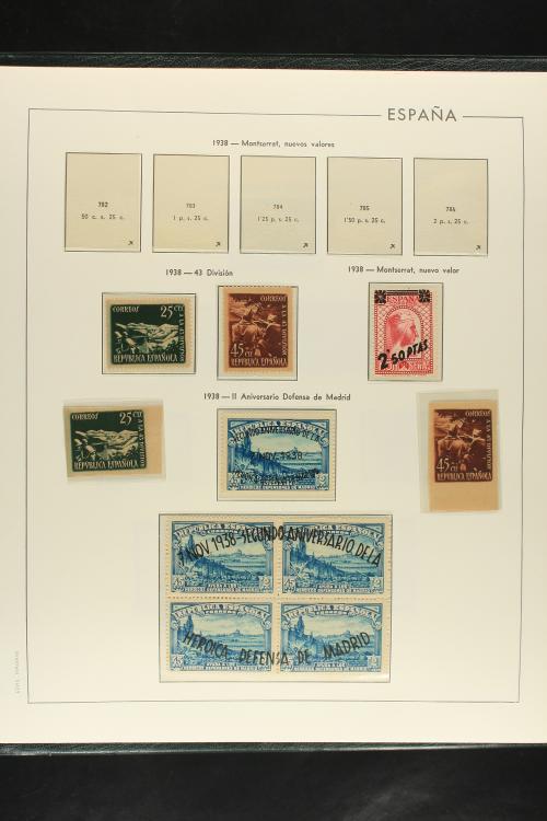 LOTES y COLECCIONES. ESPAÑA. Colección de 1930 al 2000 en nu