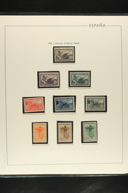 LOTES y COLECCIONES. ESPAÑA. Colección de 1930 al 2000 en nu