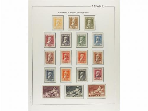 LOTES y COLECCIONES. ESPAÑA. Colección de 1930 al 2000 en nu