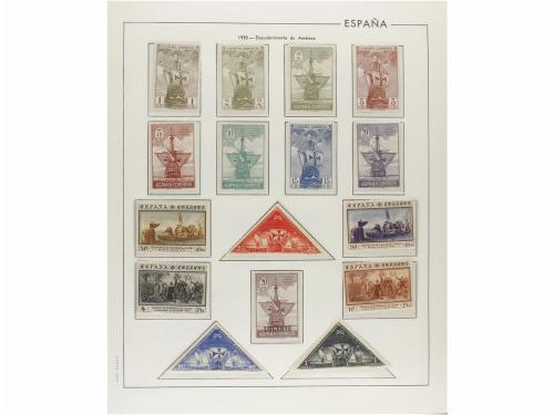 LOTES y COLECCIONES. ESPAÑA. Colección de 1930 al 2000 en nu