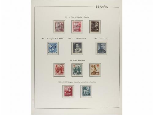 LOTES y COLECCIONES. ESPAÑA. Colección de 1930 al 2000 en nu