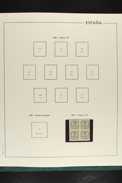 LOTES y COLECCIONES. ESPAÑA. Colección de 1922 a 1995 en och