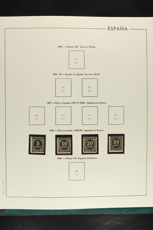 LOTES y COLECCIONES. ESPAÑA. Colección de 1922 a 1995 en och