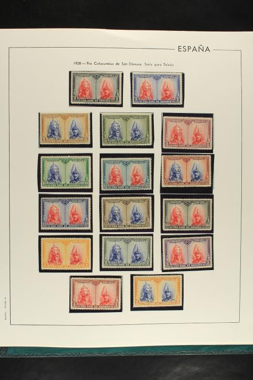 LOTES y COLECCIONES. ESPAÑA. Colección de 1922 a 1995 en och