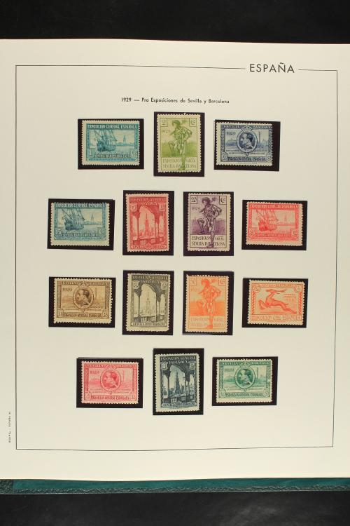 LOTES y COLECCIONES. ESPAÑA. Colección de 1922 a 1995 en och
