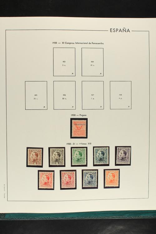 LOTES y COLECCIONES. ESPAÑA. Colección de 1922 a 1995 en och