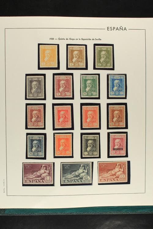 LOTES y COLECCIONES. ESPAÑA. Colección de 1922 a 1995 en och