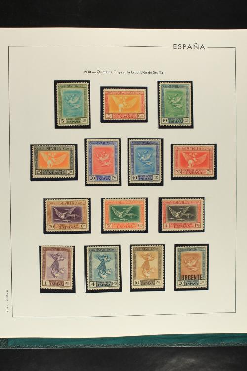 LOTES y COLECCIONES. ESPAÑA. Colección de 1922 a 1995 en och