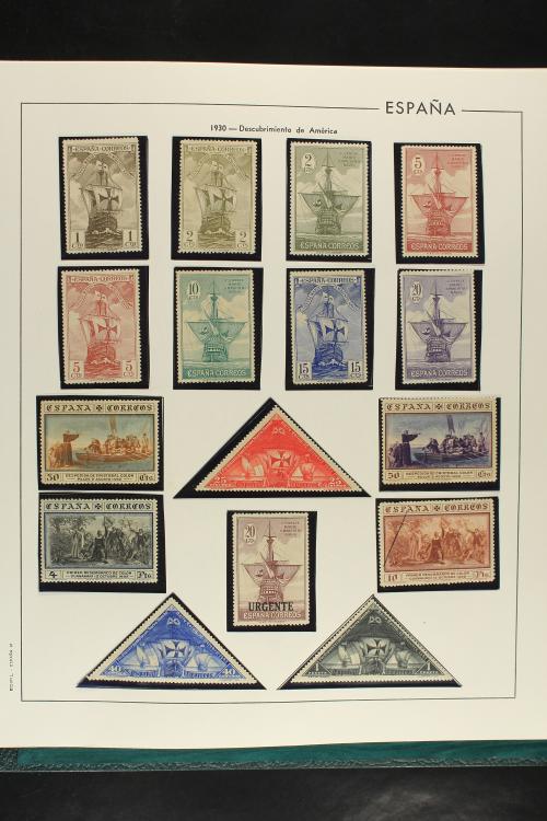 LOTES y COLECCIONES. ESPAÑA. Colección de 1922 a 1995 en och