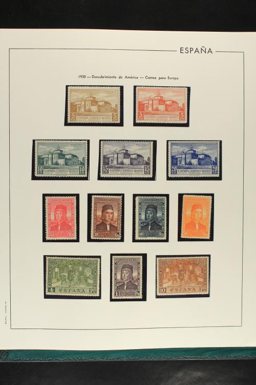 LOTES y COLECCIONES. ESPAÑA. Colección de 1922 a 1995 en och