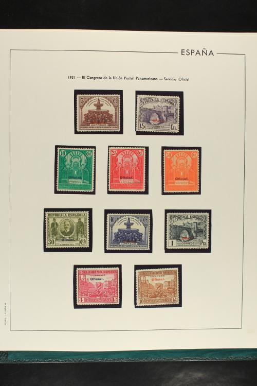 LOTES y COLECCIONES. ESPAÑA. Colección de 1922 a 1995 en och