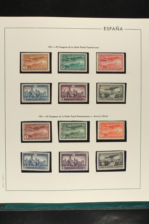 LOTES y COLECCIONES. ESPAÑA. Colección de 1922 a 1995 en och