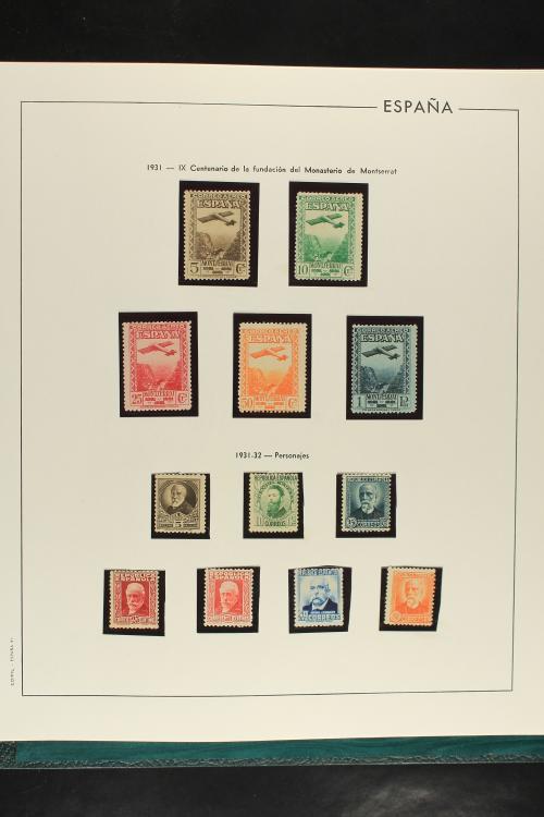 LOTES y COLECCIONES. ESPAÑA. Colección de 1922 a 1995 en och
