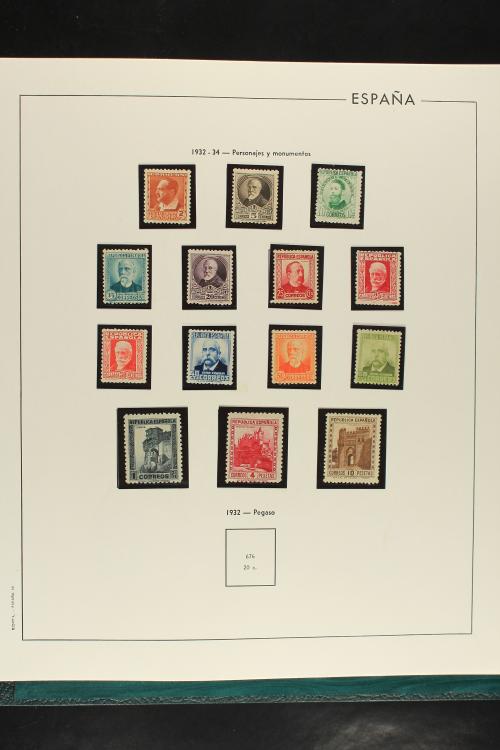 LOTES y COLECCIONES. ESPAÑA. Colección de 1922 a 1995 en och
