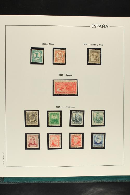 LOTES y COLECCIONES. ESPAÑA. Colección de 1922 a 1995 en och