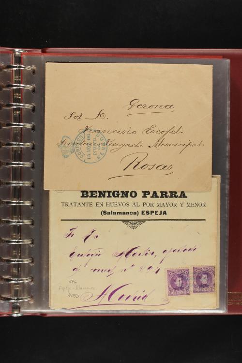 ✉ LOTES y COLECCIONES. ESPAÑA. Colección de 68 cartas de 185