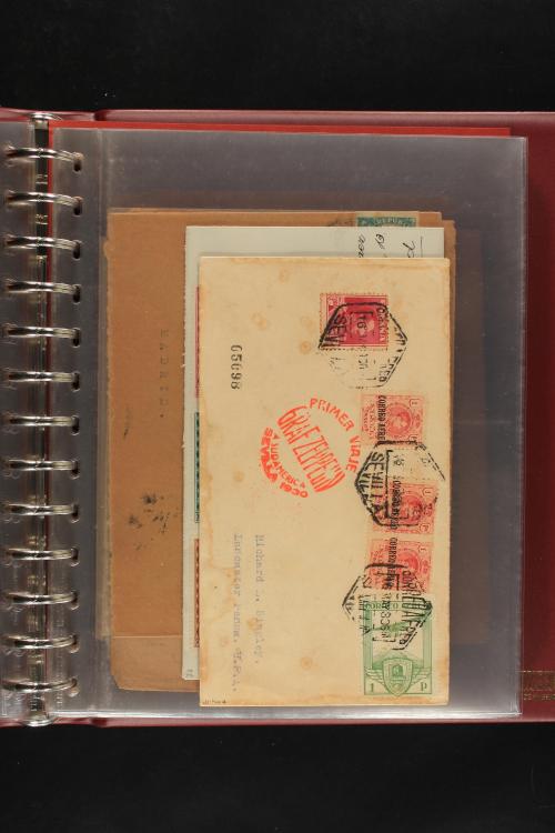 ✉ LOTES y COLECCIONES. ESPAÑA. Colección de 68 cartas de 185