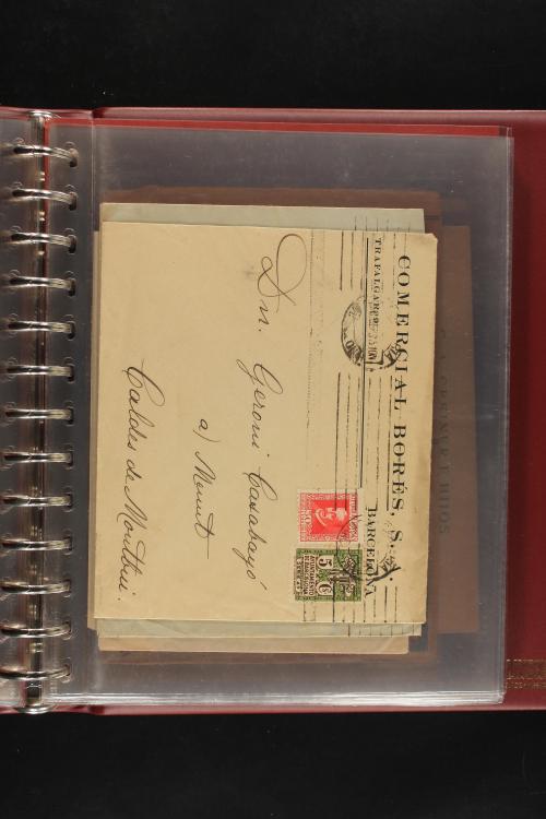 ✉ LOTES y COLECCIONES. ESPAÑA. Colección de 68 cartas de 185