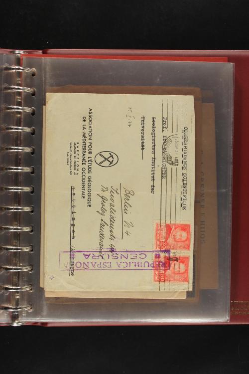 ✉ LOTES y COLECCIONES. ESPAÑA. Colección de 68 cartas de 185