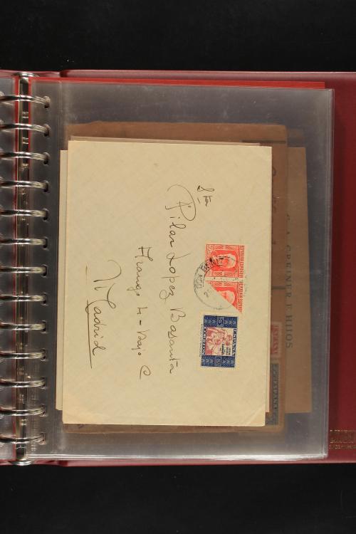 ✉ LOTES y COLECCIONES. ESPAÑA. Colección de 68 cartas de 185