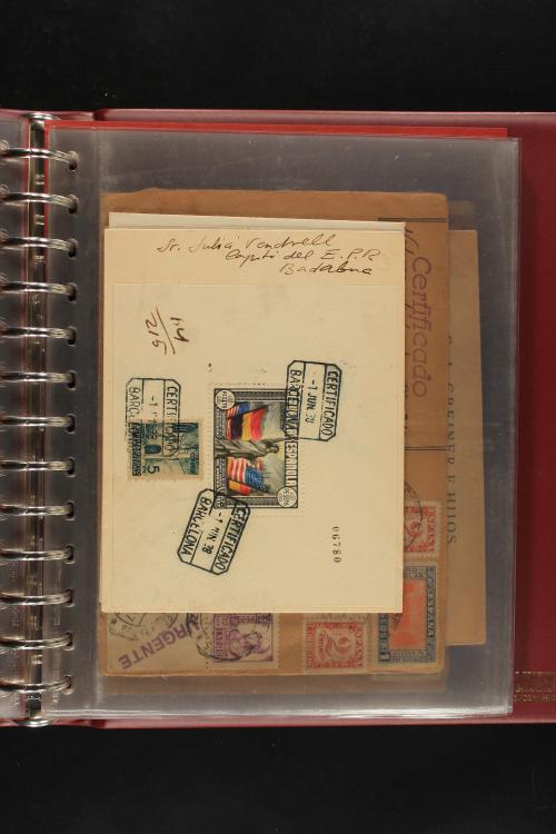 ✉ LOTES y COLECCIONES. ESPAÑA. Colección de 68 cartas de 185