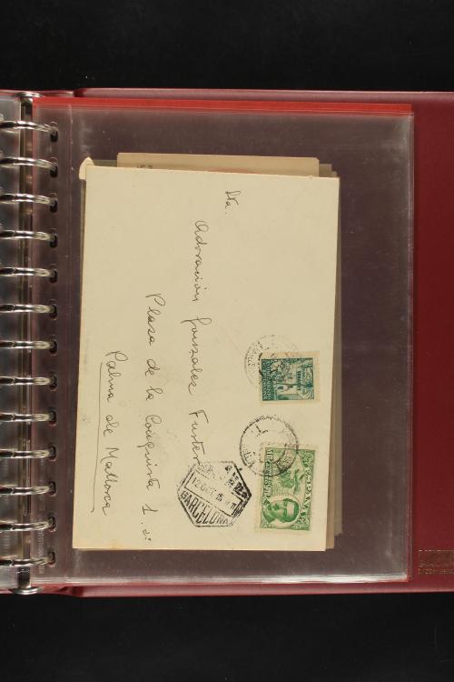 ✉ LOTES y COLECCIONES. ESPAÑA. Colección de 68 cartas de 185