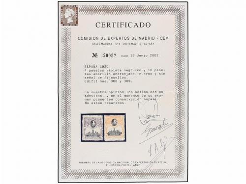 ** ESPAÑA. Ed. 297/309. SERIE COMPLETA. Excelentes centrajes