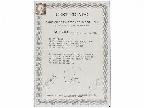 ** ESPAÑA. Ed. 781. HB. Leve pliegue en una esquina, se menc