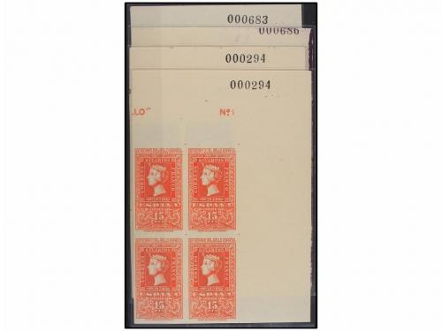 ** ESPAÑA. Ed. 1075/82. CENTENARIO. Serie completa en bloque