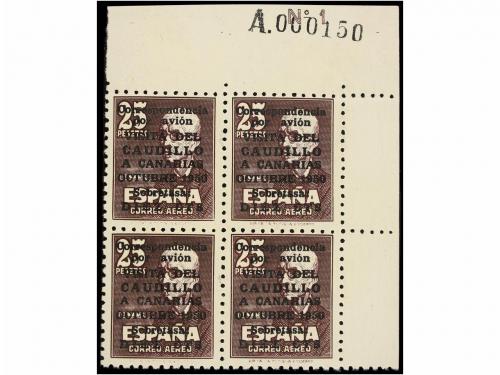 ** ESPAÑA. Ed. 1088/89 y 1090. CANARIAS AVIÓN. Serie de Corr