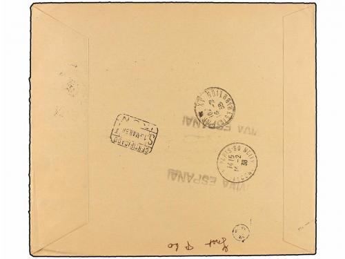 ✉ ESPAÑA. Ed. 847. 1938. BURGOS a PARÍS. HB en carta circula