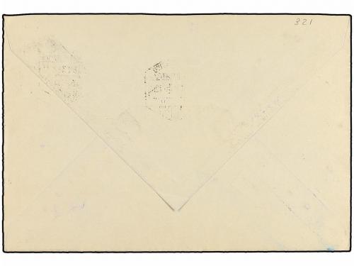 ✉ ESPAÑA. Ed. 729/30. 1936. MADRID a BRUSELAS. Entero Postal