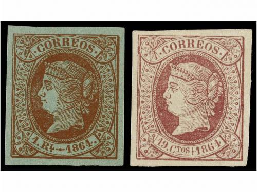 */(*) ESPAÑA. Ed. 63/68. SERIE completa. Sello de 19 cuartos