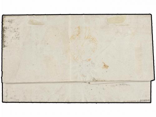 ✉ ESPAÑA. Ed. 22. 1854. MADRID. Correo Interior. 1 cuarto br