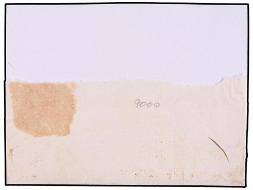 ✉ ESPAÑA: PREFILATELIA. (1835 CA.). FRONTAL con parte del do