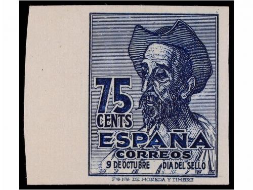 * ESPAÑA. Ed. 1012/14. SERIE COMPLETA SIN DENTAR. Sello de 5