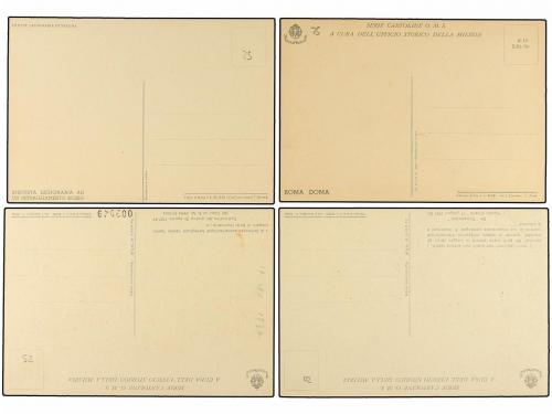 ✉ ESPAÑA GUERRA CIVIL. ITALIANOS EN ESPAÑA. Cuatro tarjetas 