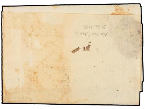 ✉ ESPAÑA: PREFILATELIA. 1796. NOVILLAS a CALAF. Marca ARA/GO