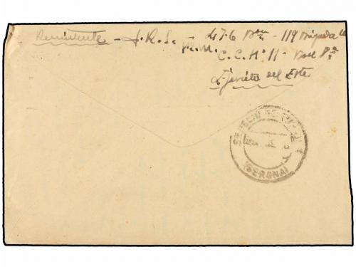 ✉ ESPAÑA GUERRA CIVIL. 1937. ALCAÑIZ (Teruel) a S. FELIU DE 