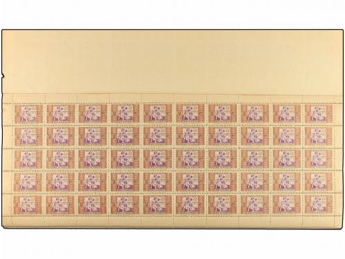 ** ESPAÑA: BENEFICENCIA. Ed. 7 y 8. 2 pts. y 5 pts. Dos carn