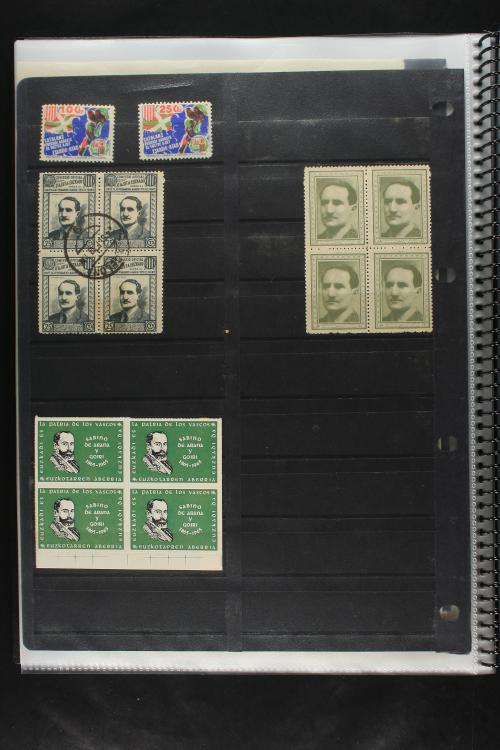 LOTES y COLECCIONES. ESPAÑA. Carpeta con cartas prefilatélic