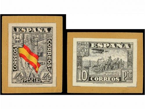 ESPAÑA. Ed. 804/13. PRUEBA DE LOS REPORTES PRIMITIVOS. Diez 